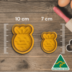 Christmas Eve Carrot Cookie Cutter and Embosser Stamp
