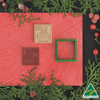 Christmas Advent Calendar Cookie Cutter and Fondant Embosser Set