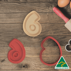 0-8 Basic Number Set Cookie Cutter/Embosser Stamps