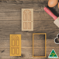 Door Cookie Cutter and Embosser Stamp