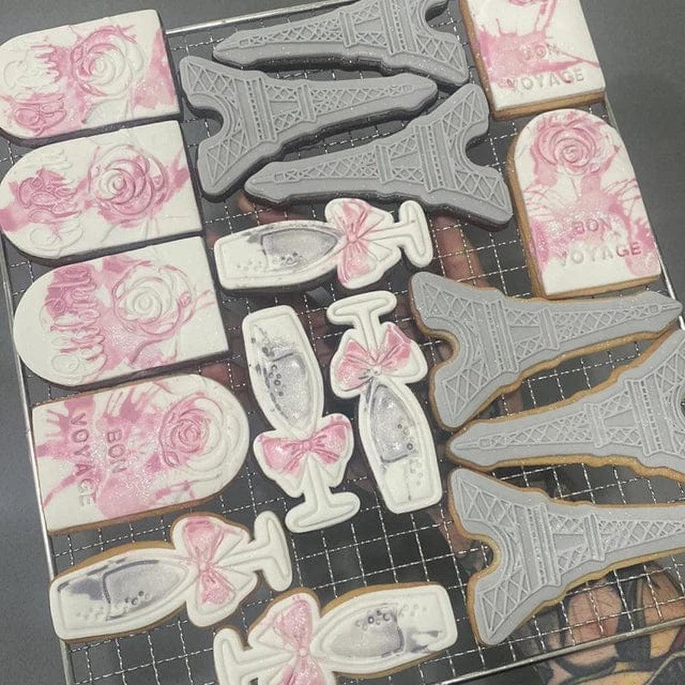 Eiffel Tower Cookie Cutter and Embosser Stamp