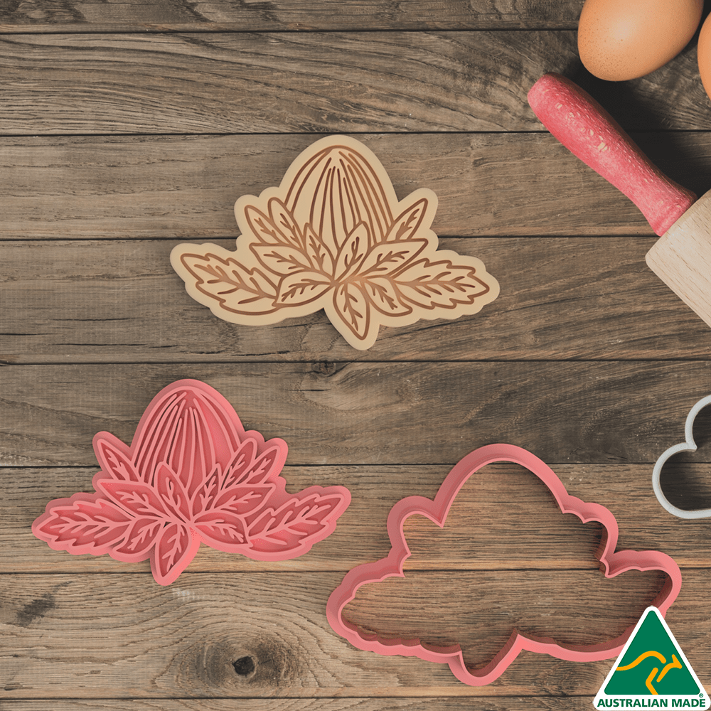 Blooming Flower Cookie Cutter and Embosser Stamp