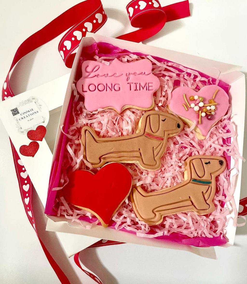 Sausage Dog Cookie Cutter and Embosser Stamp