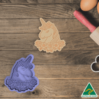 Unicorn Cookie Cutter and Embosser Stamp