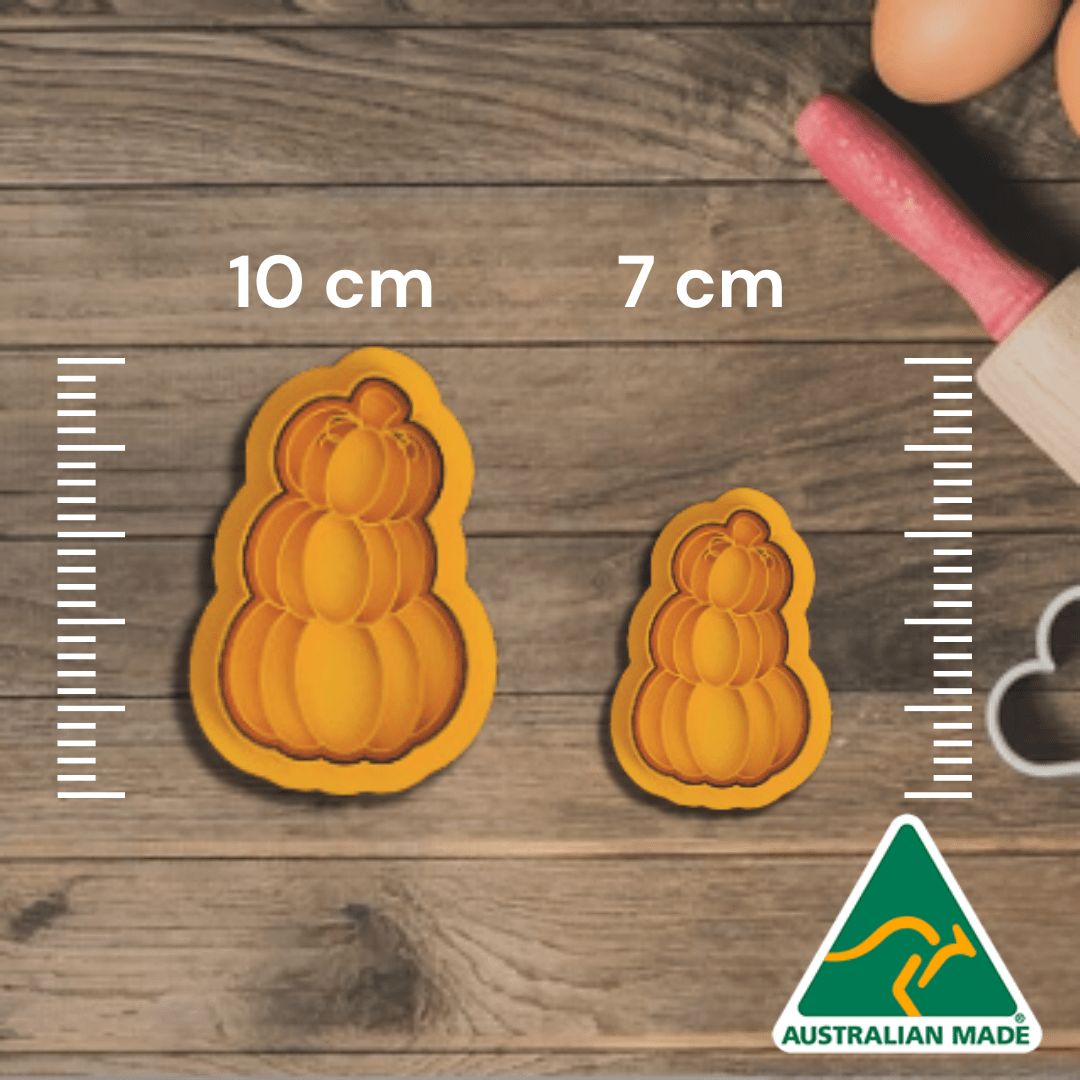 3 Pumpkins V2 Cookie Cutter and Embosser Stamp