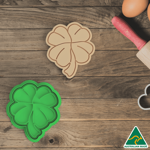 4 Leaf Clover - Cookie Cutter and Embosser Stamp