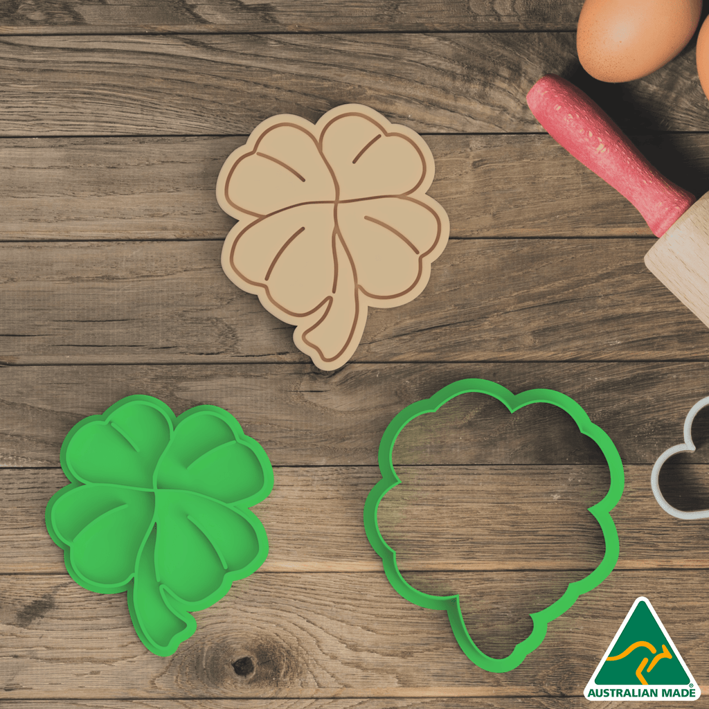 4 Leaf Clover - Cookie Cutter and Embosser Stamp