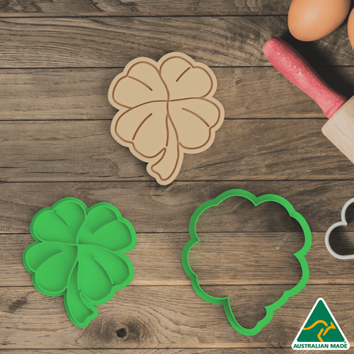 4 Leaf Clover - Cookie Cutter and Embosser Stamp