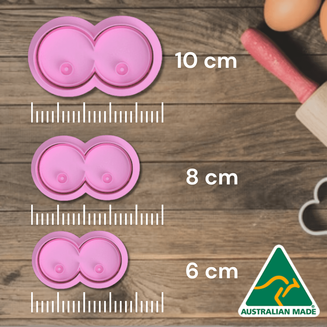 Australian Cookie Cutters Cookie Cutters Adult, Bucks Night, Breasts Cookie Cutter