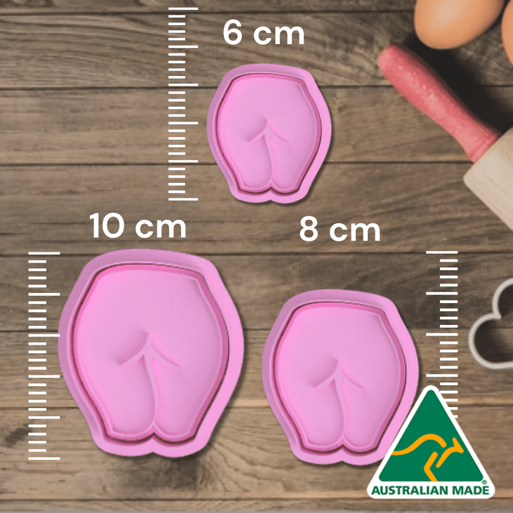 Australian Cookie Cutters Cookie Cutters Adult, Set of 4, Cookie Cutter/Embosser set