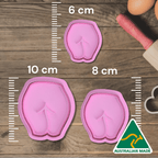 Australian Cookie Cutters Cookie Cutters Adult, Set of 4, Cookie Cutter/Embosser set