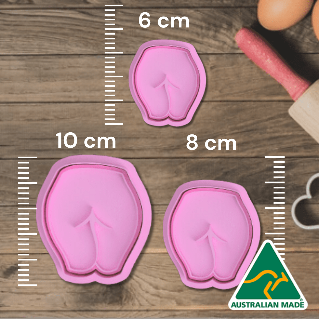 Australian Cookie Cutters Cookie Cutters Adult, Set of 4, Cookie Cutter/Embosser set