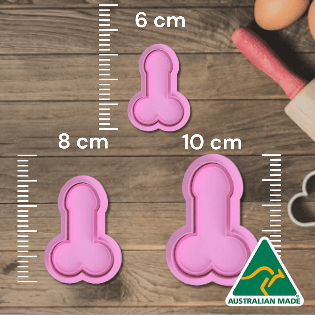 Australian Cookie Cutters Cookie Cutters Adult, Set of 4, Cookie Cutter/Embosser set