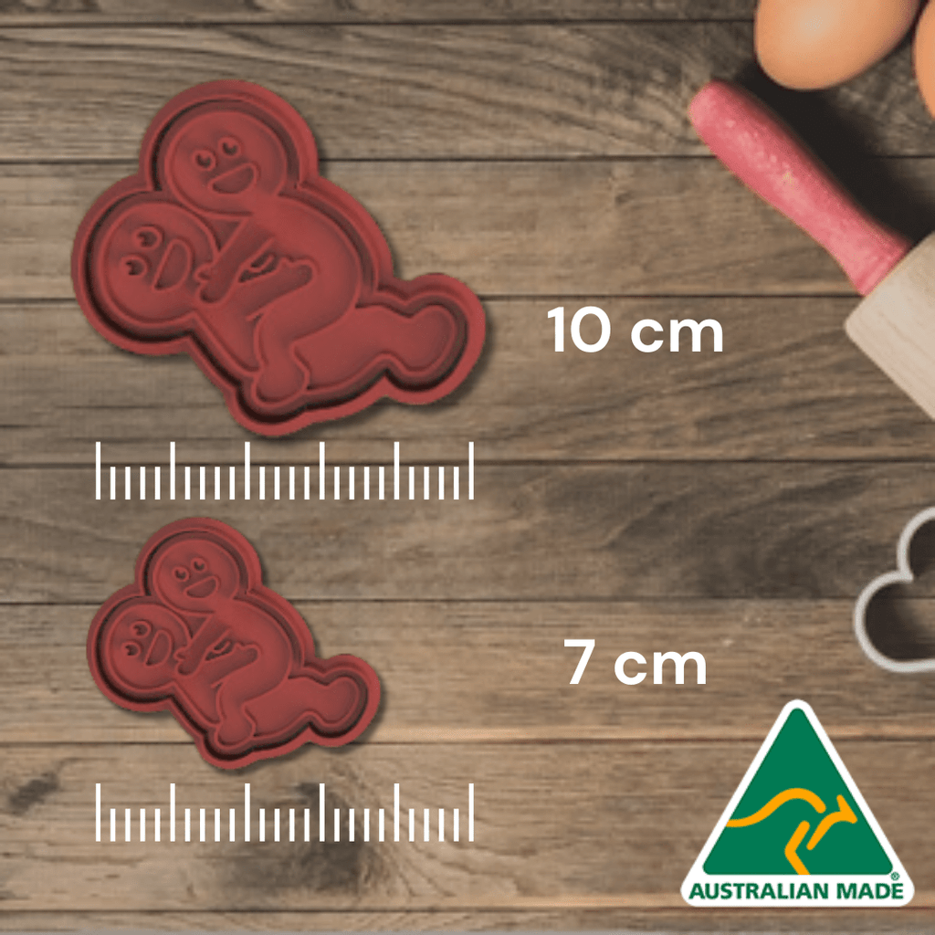Australian Cookie Cutters Cookie Cutters Adult-Sex Positions Design 1 Cookie Cutter/Fondant Embosser Stamp