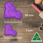 Australian Cookie Cutters Cookie Cutters Adult-Sex Positions Design 5 Cookie Cutter/Fondant Embosser Stamp