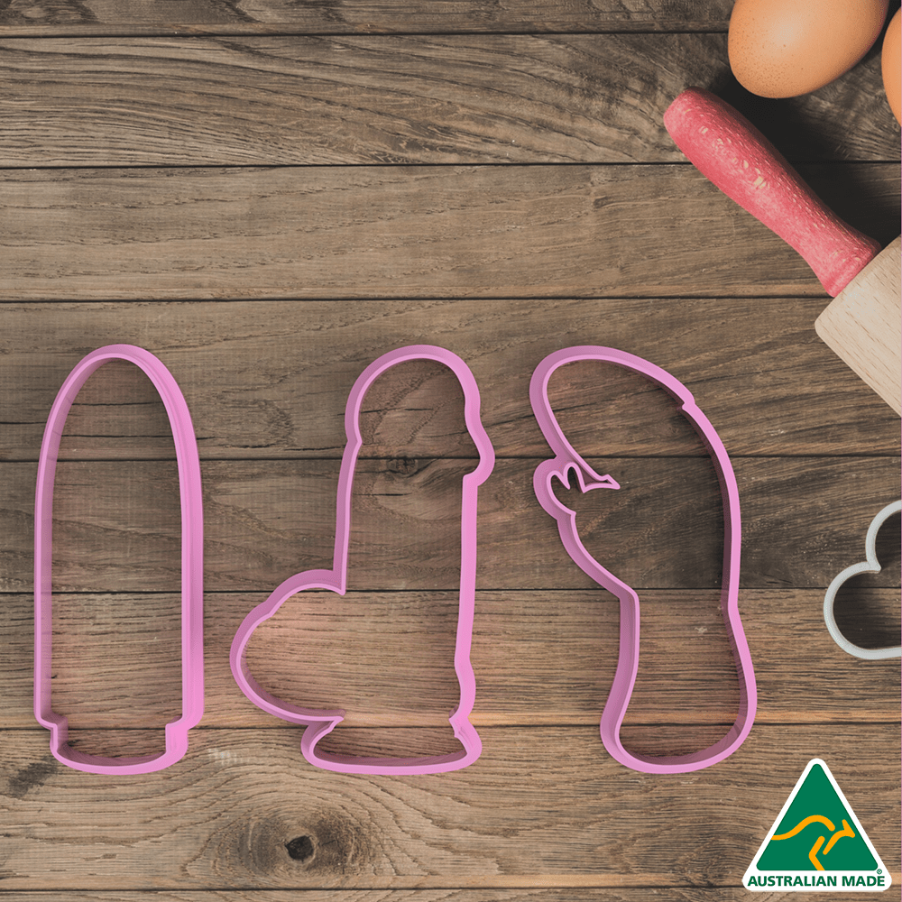 Adult Sex Toy Set of 3 Cookie Cutter