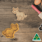 Dingo Cookie Cutter And Embosser Stamp