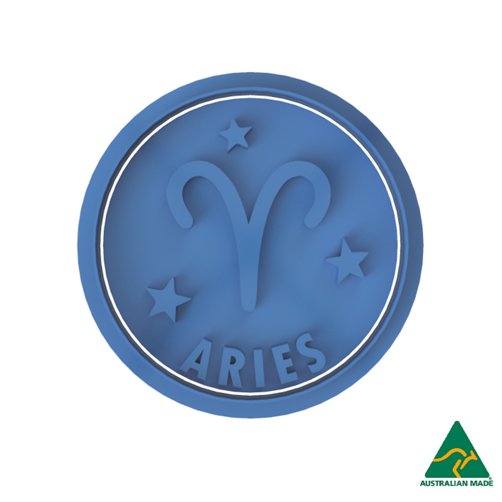 Aries Cookie Cutter and Embosser Stamp