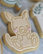 Australia Day- Kangaroo Cookie Cutter And Embosser Stamp