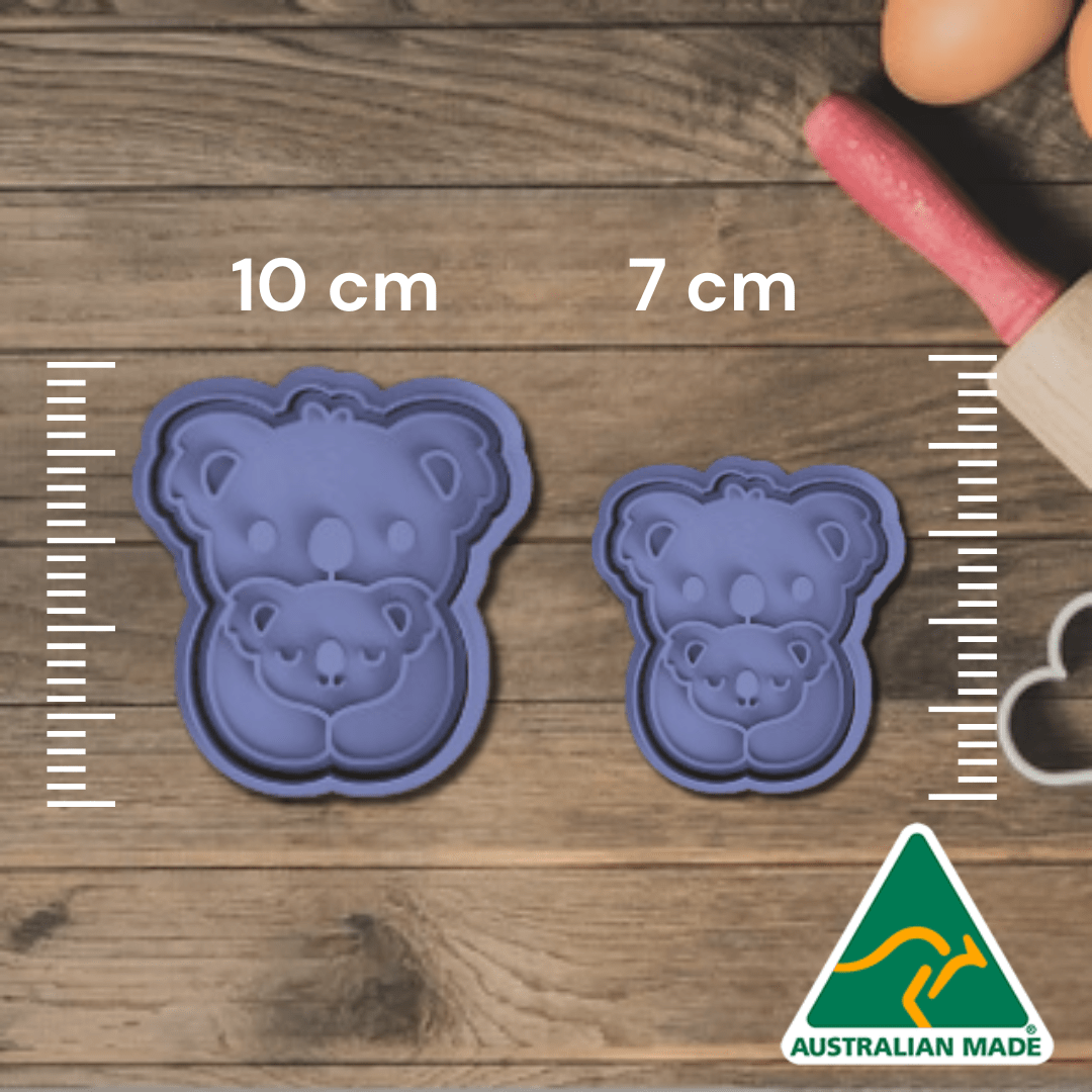 Australian Cookie Cutters Cookie Cutters Australia Day- Koala Cookie Cutter And Embosser Stamp