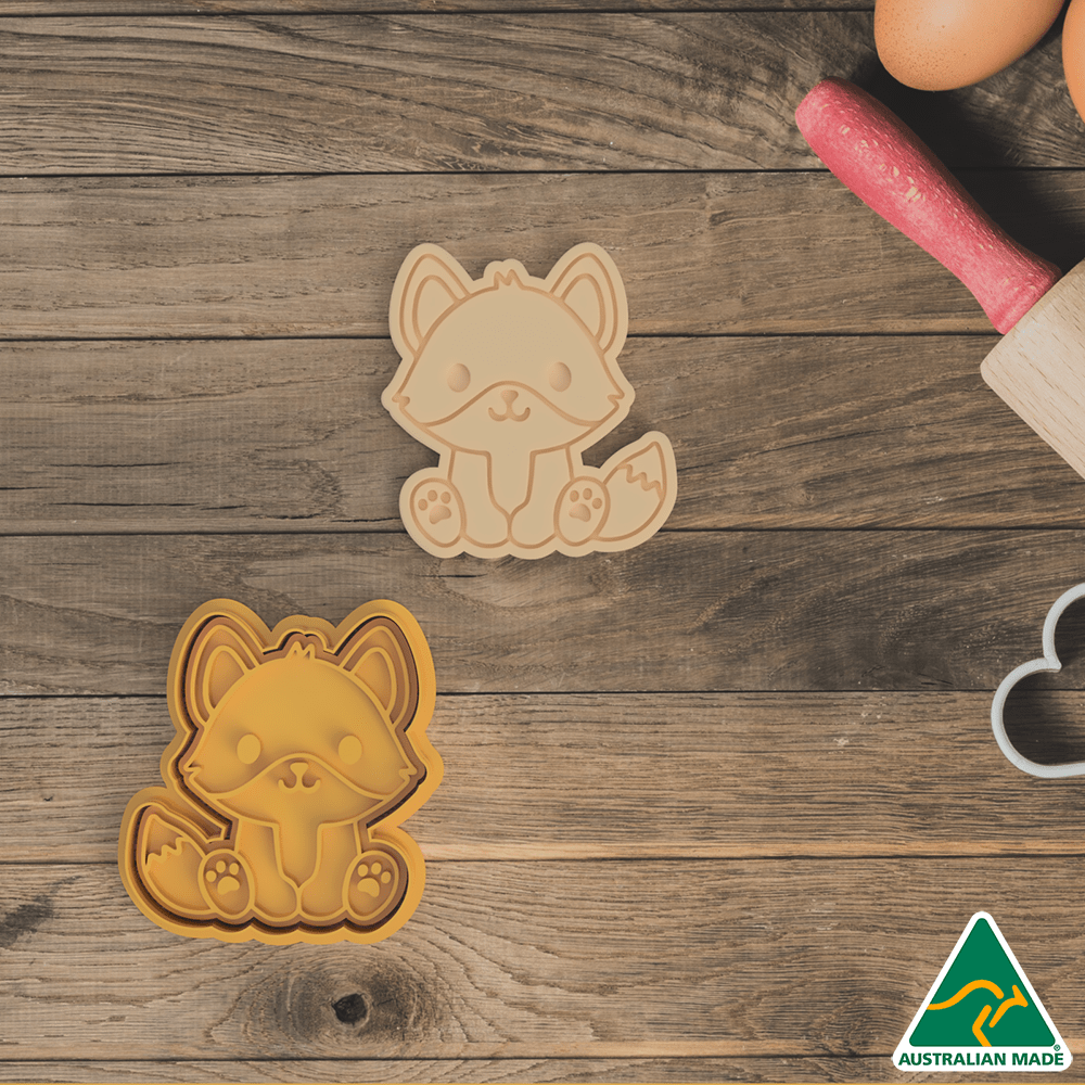 Baby Fox - Cookie Cutter and Embosser Stamp