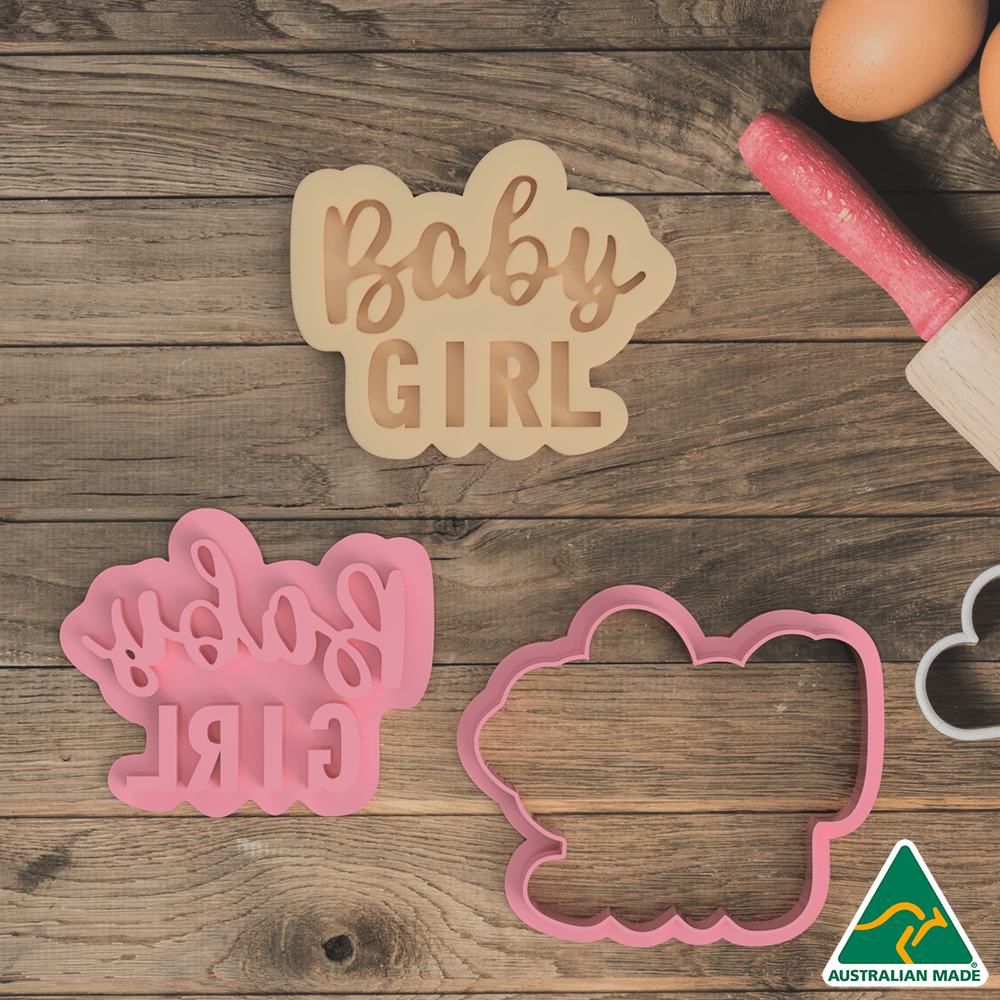 Baby Girl Cookie Cutter And Embosser