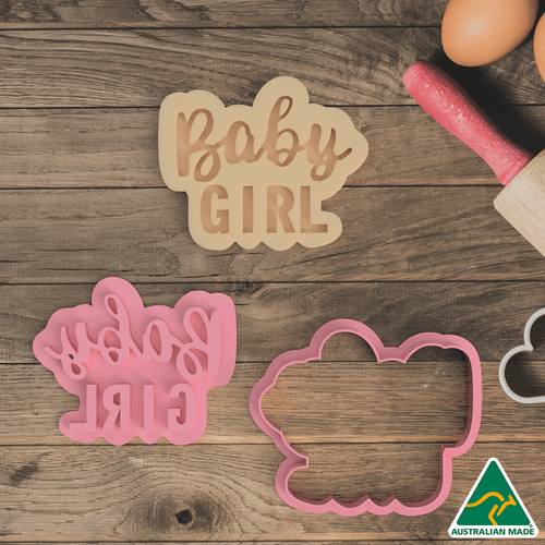 Baby Girl Cookie Cutter And Embosser