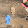 Baby Rattle Cookie Cutter and Embosser stamp