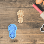 Baby Rattle Cookie Cutter and Embosser stamp