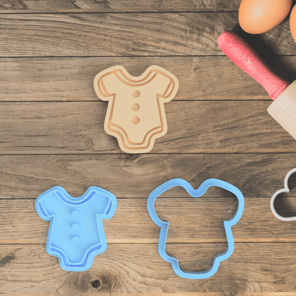 Baby Shirt Cookie Cutter and Embosser Stamp