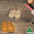 Baby Shoes Cookie Cutter and Embosser Stamp