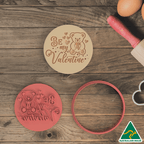Be My Valentines Cookie Cutter/Fondant Embosser Stamp