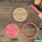 Best Dog Mum Ever - Cookie Cutter and Embosser Stamp