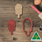 Candy Collection - Ice Cream V1 Cookie Cutter and Embosser Stamp