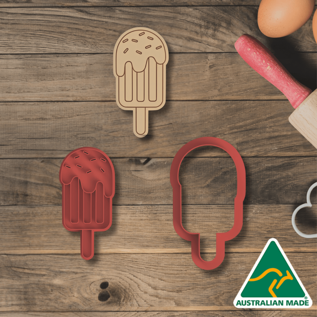 Candy Collection - Ice Cream V1 Cookie Cutter and Embosser Stamp