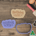 Birthday Girl - Cookie Cutter and Embosser Stamp