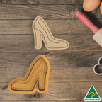 Bridal Wedding High Heels Shoes Cookie Cutter/Fondant Embosser