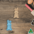 Bunny Cookie Cutter And Embosser Stamp