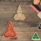 Candle Cookie Cutter And Embosser Stamp