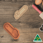 Chainsaw Cookie Cutter and Embosser Stamp