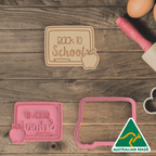 Back to School Cookie Cutter and Embosser Stamp