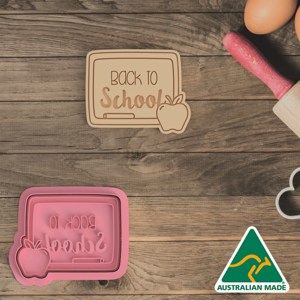 Back to School Cookie Cutter and Embosser Stamp