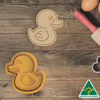 Rubber Ducky Cookie Cutter And Embosser Stamp