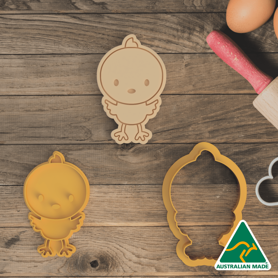 Chick V2 Cookie Cutter and Embosser Stamp