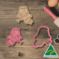 Christmas Angel V2 Cookie Cutter and Embosser Stamp