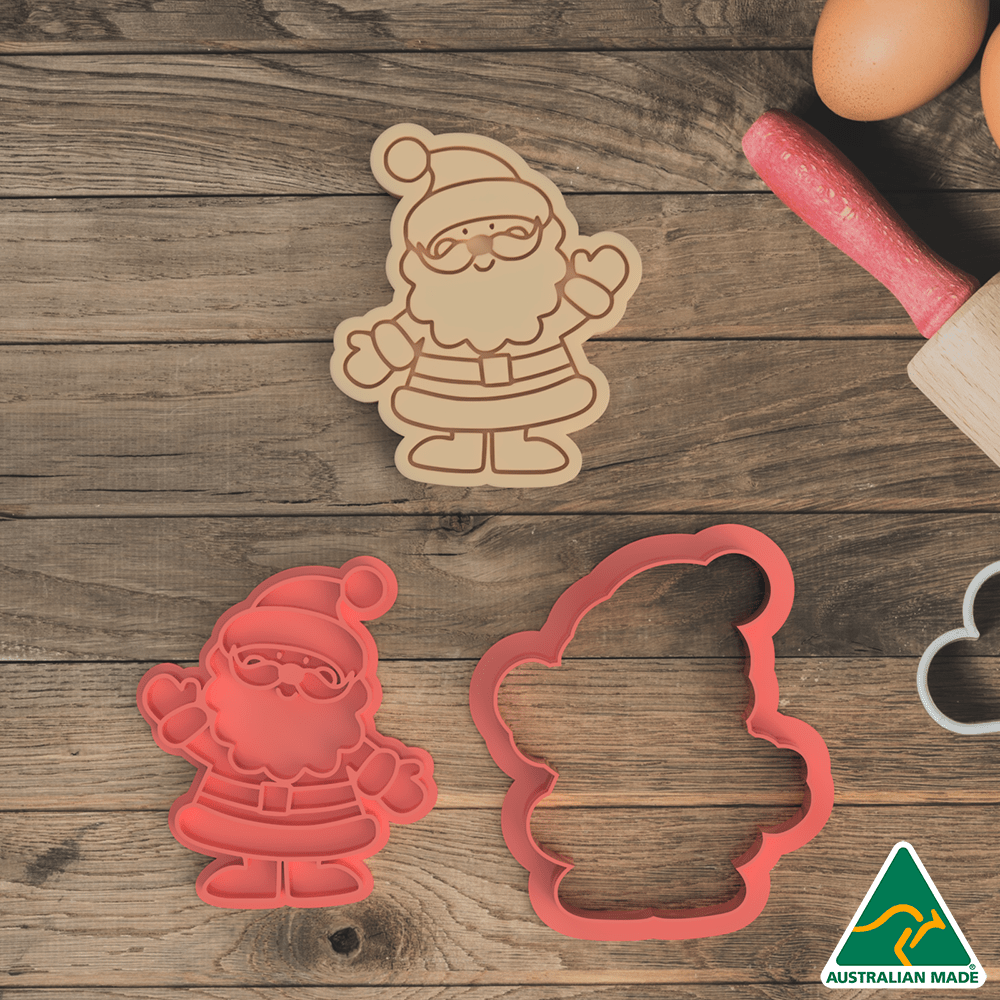 Christmas Characters Set of 4 Cookie Cutter and Embosser Stamp