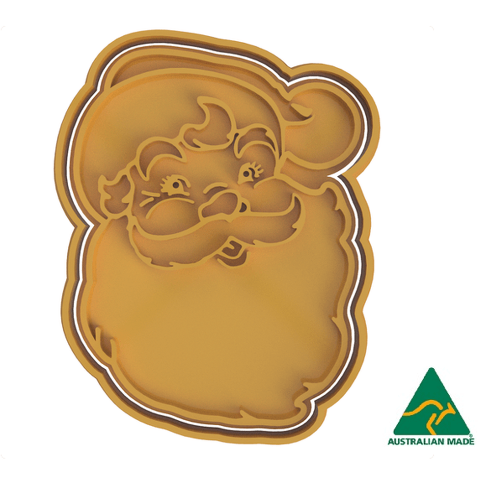 Christmas Classic Santa Cookie Cutter and Embosser Stamp