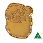 Christmas Classic Santa Cookie Cutter and Embosser Stamp