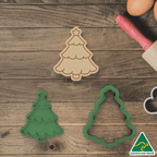 Christmas Collection Set of 4 Cookie Cutter and Embosser Stamp