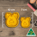 Australian Cookie Cutters Cookie Cutters Christmas Eve Reindeer Cookie Cutter and Embosser Stamp